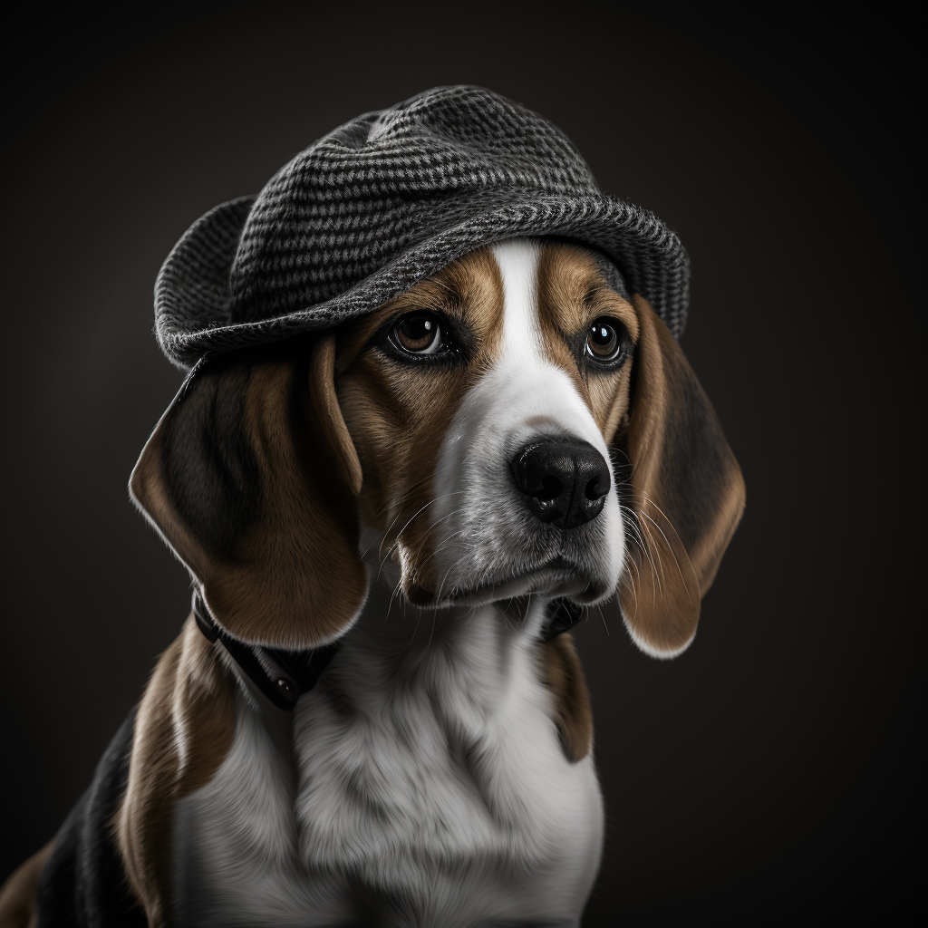 Beagles Dogs In Hats